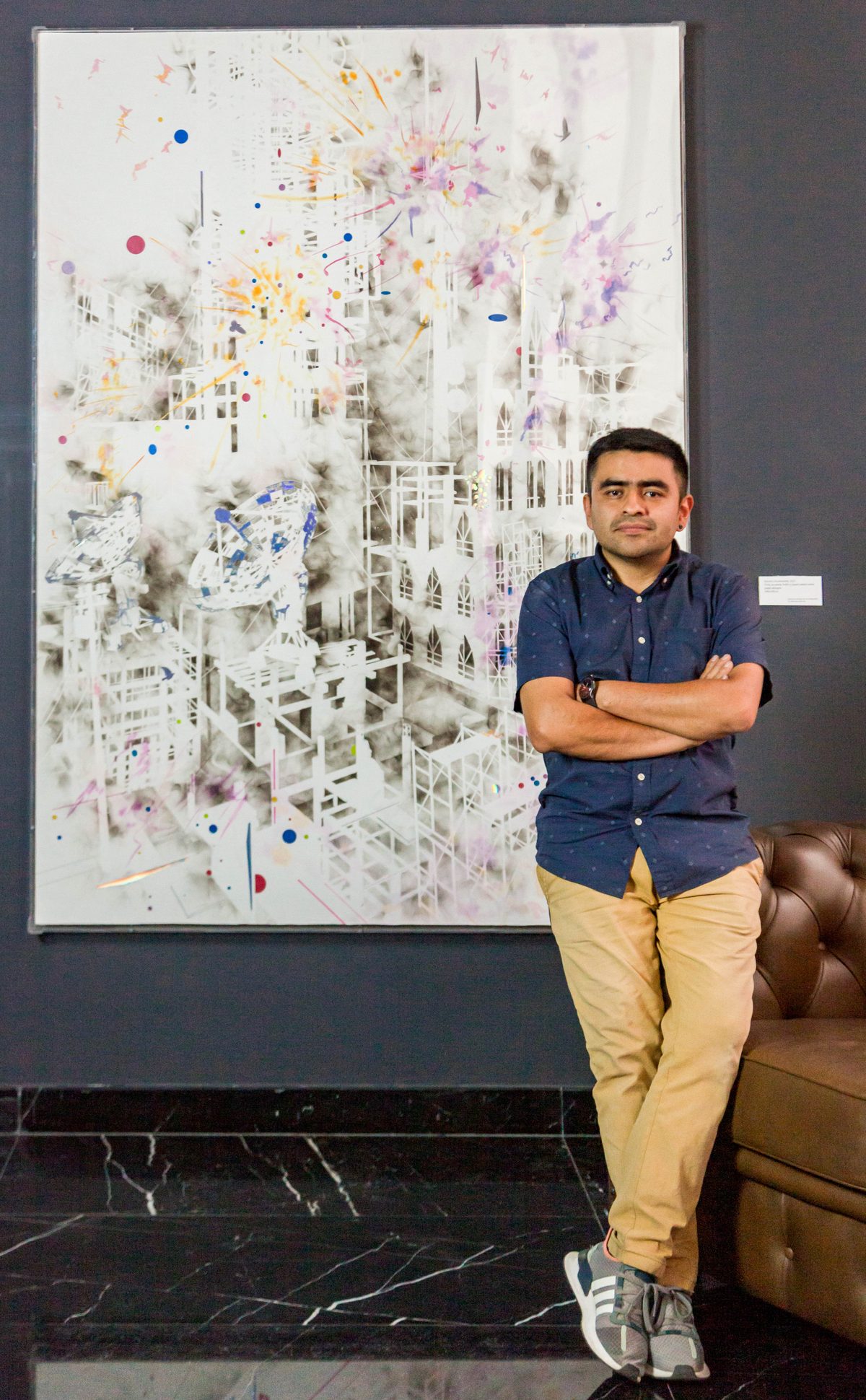 Alejandro Osorio en su taller